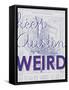 Keep Austin Weird - 1939, Austin Chamber of Commerce, Texas, United States Map-null-Framed Stretched Canvas