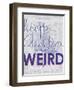 Keep Austin Weird - 1939, Austin Chamber of Commerce, Texas, United States Map-null-Framed Giclee Print