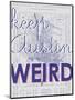 Keep Austin Weird - 1939, Austin Chamber of Commerce, Texas, United States Map-null-Mounted Giclee Print