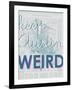 Keep Austin Weird - 1939, Austin Chamber of Commerce, Texas, United States Map-null-Framed Giclee Print