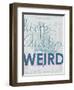 Keep Austin Weird - 1939, Austin Chamber of Commerce, Texas, United States Map-null-Framed Giclee Print