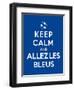 Keep Calm and Allez Les Bleus-Thomaspajot-Framed Premium Giclee Print