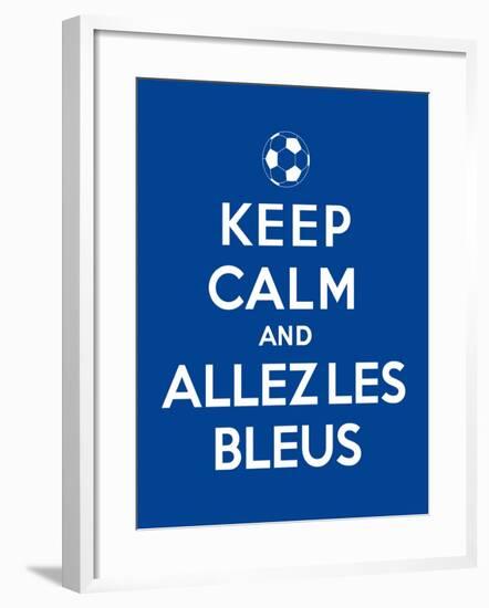 Keep Calm and Allez Les Bleus-Thomaspajot-Framed Art Print