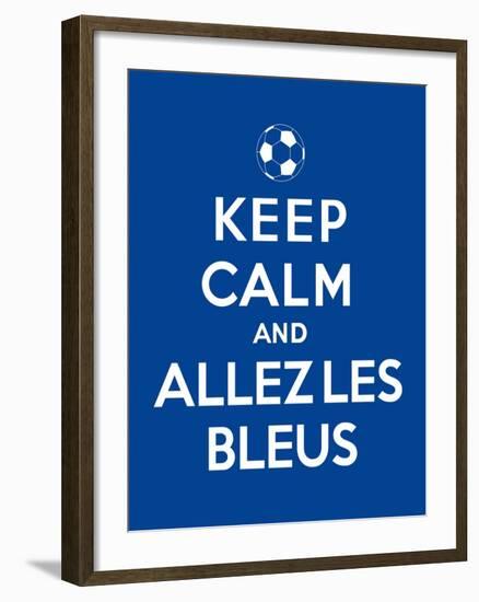 Keep Calm and Allez Les Bleus-Thomaspajot-Framed Art Print