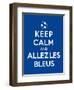 Keep Calm and Allez Les Bleus-Thomaspajot-Framed Art Print