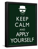 Keep Calm and Apply Yourself-null-Framed Poster