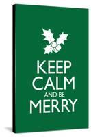 Keep Calm and Be Merry Poster-null-Stretched Canvas