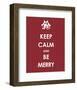 Keep Calm and be Merry-null-Framed Giclee Print