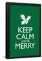 Keep Calm and Be Merry-null-Framed Poster