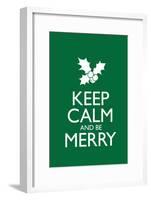 Keep Calm and Be Merry-null-Framed Poster