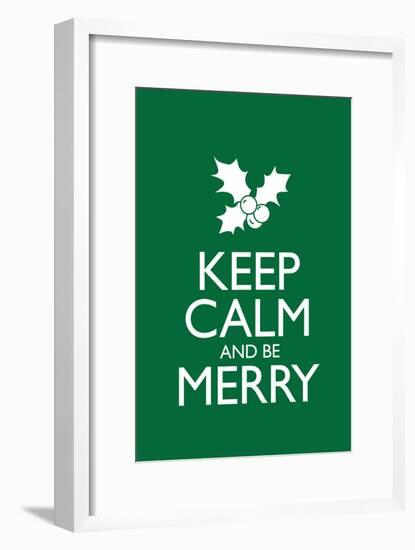 Keep Calm and Be Merry-null-Framed Poster