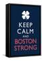 Keep Calm and Boston Strong-null-Framed Stretched Canvas