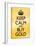 Keep Calm and Buy Gold Poster-null-Framed Poster