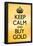 Keep Calm and Buy Gold Poster-null-Framed Poster