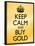 Keep Calm and Buy Gold Poster-null-Framed Poster