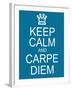 Keep Calm and Carpe Diem-mybaitshop-Framed Art Print