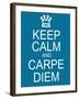 Keep Calm and Carpe Diem-mybaitshop-Framed Art Print