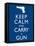 Keep Calm and Carry A Gun Print Poster-null-Framed Stretched Canvas