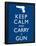 Keep Calm and Carry A Gun Print Poster-null-Framed Poster