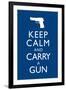 Keep Calm and Carry A Gun-null-Framed Art Print