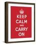 'Keep Calm and Carry On', 1939-English School-Framed Giclee Print