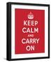 'Keep Calm and Carry On', 1939-English School-Framed Giclee Print