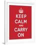 'Keep Calm and Carry On', 1939-English School-Framed Giclee Print