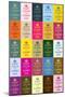 Keep Calm and Carry On Colorful Collage-null-Mounted Poster