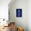 Keep Calm and Carry On, Dark Blue-null-Framed Stretched Canvas displayed on a wall