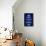 Keep Calm and Carry On, Dark Blue-null-Framed Poster displayed on a wall
