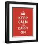 Keep Calm And Carry On II-The Vintage Collection-Framed Art Print