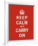 Keep Calm And Carry On II-The Vintage Collection-Framed Giclee Print