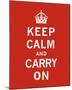 Keep Calm And Carry On II-The Vintage Collection-Mounted Giclee Print