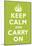 Keep Calm and Carry On Kiwi Art Print Poster-null-Mounted Poster