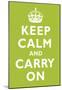 Keep Calm and Carry On Kiwi Art Print Poster-null-Mounted Poster