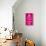 Keep Calm and Carry On (Motivational, Magenta) Art Poster Print-null-Poster displayed on a wall