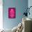 Keep Calm and Carry On (Motivational, Magenta) Art Poster Print-null-Framed Poster displayed on a wall