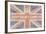 Keep Calm and Carry On (Union Jack)-Ben James-Framed Art Print