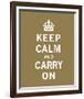 Keep Calm And Carry On VII-The Vintage Collection-Framed Giclee Print