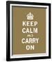 Keep Calm And Carry On VII-The Vintage Collection-Framed Giclee Print