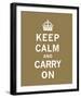 Keep Calm And Carry On VII-The Vintage Collection-Framed Giclee Print