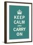 Keep Calm and Carry On-null-Framed Art Print