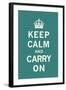 Keep Calm and Carry On-null-Framed Art Print