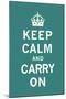 Keep Calm and Carry On-null-Mounted Art Print