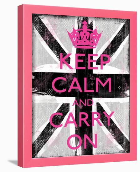 Keep Calm And Carry On-Louise Carey-Framed Art Print
