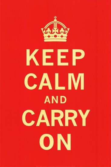 Keep Calm and Carry On-null-Lamina Framed Art Print