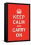 Keep Calm and Carry On-The Vintage Collection-Framed Stretched Canvas
