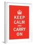 Keep Calm and Carry On-The Vintage Collection-Framed Art Print