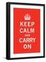 Keep Calm and Carry On-The Vintage Collection-Framed Art Print