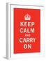 Keep Calm and Carry On-The Vintage Collection-Framed Art Print